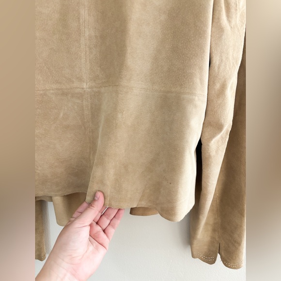 Vintage Valerie Stevens Leather Tie Jacket - Picture 5 of 7